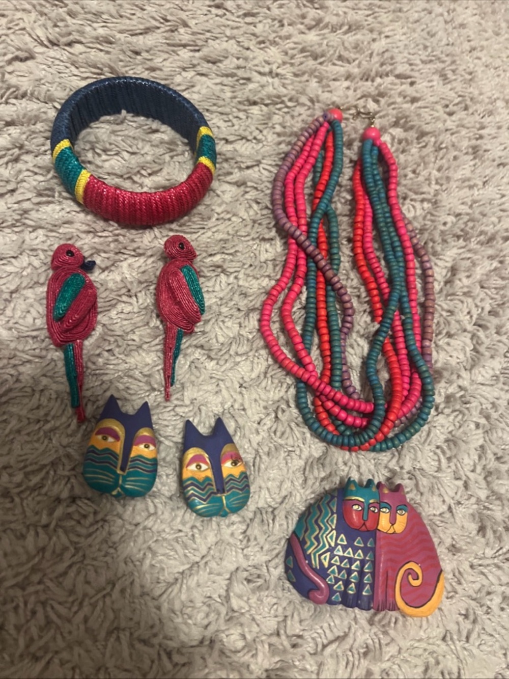 Authentic Rare laurel burch vintage jewelry